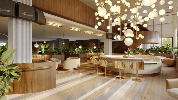Lobby bar of the C. Baldwin Hotel