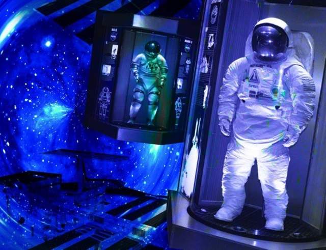 Astronaut Suit At Space Center in BAH In Houston, TX