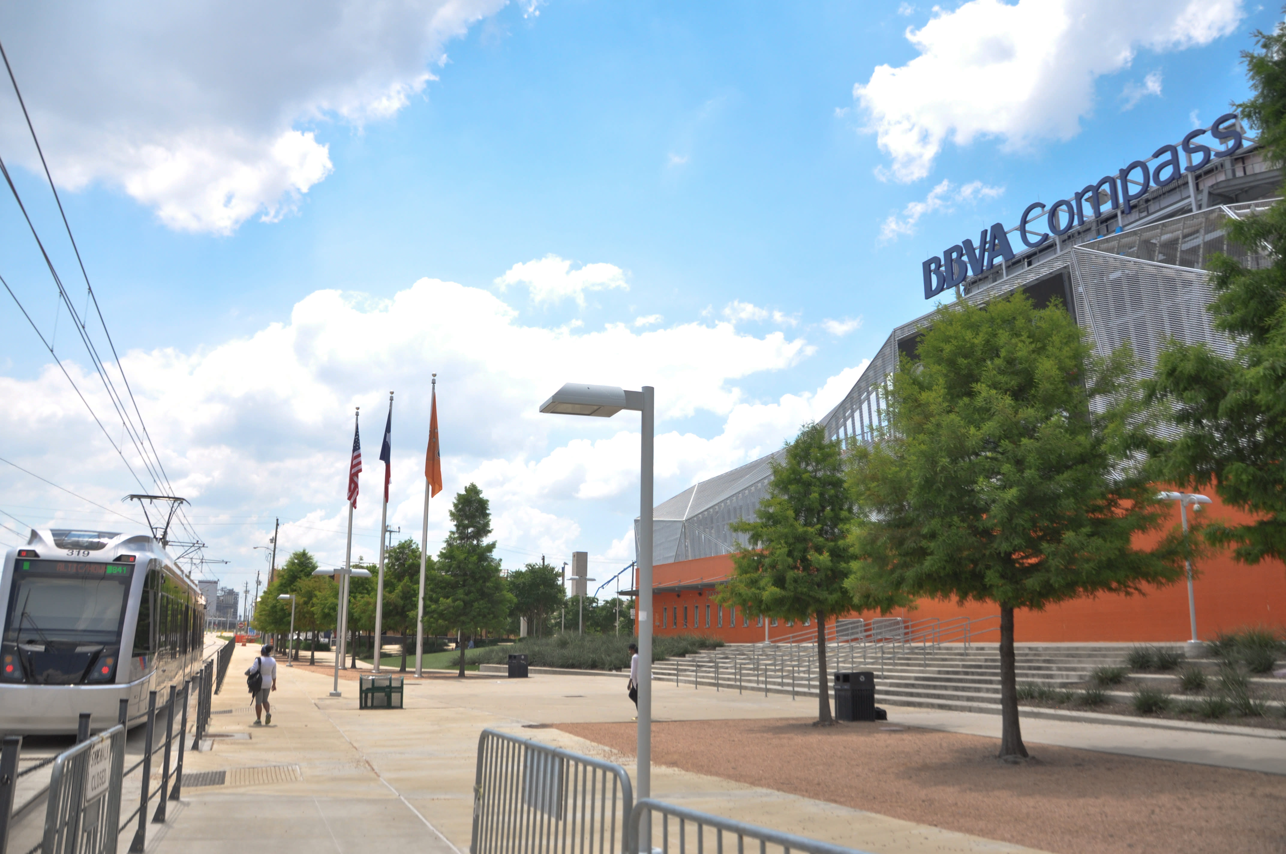 bbva compass stadium metro rail
