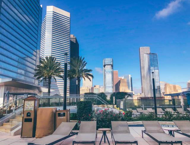 Marriott Marquis Rooftop Skyline