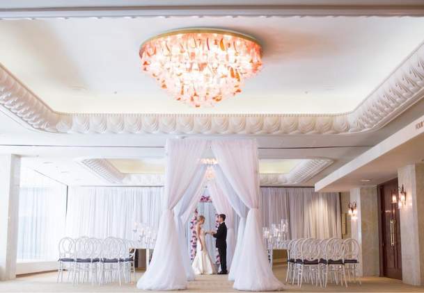 Four Seasons Wedding Alter Area In Houston TX